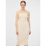 Orsay Beige women's midi dress Cene