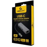 Docking station GEMBIRD USB adapter Type-C Gigabit ethernet 3-port + USB hub 3.1 A-CMU3-LAN-01 | Eponuda.ba