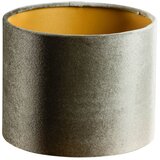 QAZQA Velours lampenkap groen met gouden binnenkant 18/18/14 cene