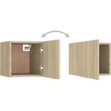  8-dijelni set TV ormarića boja hrasta sonome konstruirano drvo | shoptok.hr