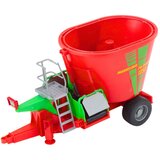  Poljoprivredni traktor s prikolicom i mješalicom za stočnu hranu, crveni 60 cm | shoptok.hr