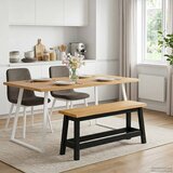  Klupa za blagovanje EKAI Crna 91,5 x 29 x 45,5 cm | shoptok.hr