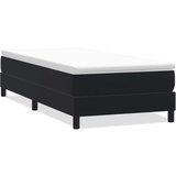 vidaXL Box Spring Postelja brez vzmetnice Črna 100x210 cm Žamet, (21792446) | Shoptok.si