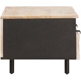  Kava Stol s ladicama Bijelo 80 x 54 x 40 cm Čvrsto drvo manga | shoptok.hr