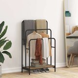 vidaXL Sušilnik za oblačila s polico artisan hrast 60 x 30 x 100.5 cm | Shoptok.si