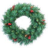  Božićni venac za vrata, zeleni, češeri, bobice, 30 cm ( 41-116000 ) u