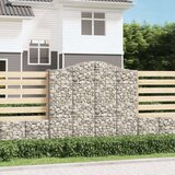  Lučne gabionske košare 9 kom 200x50x180/200cm pocinčano željezo Cijene