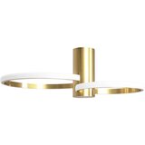 Toolight Kristalna stropna svjetiljka APP1402-CW Gold | shoptok.hr