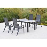 Gardenson VRTNA GARNITURA SIROS aluminij barve grafita | Shoptok.si