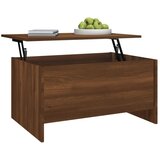  Stolić za kavu smeđi hrast 80x55,5x41,5 cm konstruirano drvo | shoptok.hr