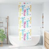 Rolo zavjesa za tuš s kazetom 70x240 cm širina tkanine 66 cm | shoptok.hr
