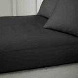 Bianca Črna napenjalna rjuha iz bombažnega satena 135x190 cm Cotton Sateen – | Shoptok.si