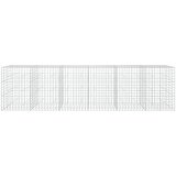 Gabion s žicom debljine 5 mm i mrežom 10x10 cm 600x50x150 cm | shoptok.hr