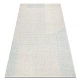 RugsX FLUX 461.14.AE120 volnena preproga OSTA - Geometrijska, strukturna, loft siva / modra 240x340 cm, (5000176397) | Shoptok.si