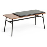Kave Home Crna/smeđa klupa od imitacije kože Carabel – | shoptok.hr