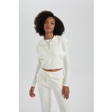 Defacto Polo Neck Relax Fit Crop Knitwear Sweater Cijene