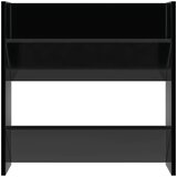  Zidni ormarići za cipele 4 kom sjajni crni 60x18x60 cm drveni | shoptok.hr