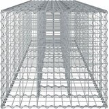  Gabionski uzdignuti krevet 2 pcs Srebrno 260 x 60 x 55 cm | Eponuda.com