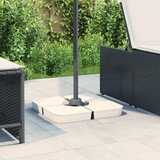 vidaXL Komplet podstavka za senčnik za križna stojala 100 kg PP Cene