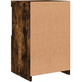  Komoda s LED svjetlima boja dimljenog hrasta 41x37x67 cm | shoptok.hr