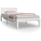 The Living Store Posteljni okvir bel iz trdne borovine 90x200 cm - Posteljni Okvir, (21526140) | Shoptok.si