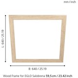 Eglo 99423 - Okvir za svetiljku SALOBRENA 595x595 mm | Eponuda.com