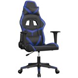  Masažni gaming stol črno in modra umetno usnje | Shoptok.si