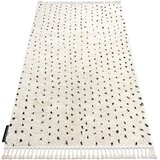 RugsX Preproge Preproga BERBER SYLA B752 točke krem Čopki 120x170 cm Bež | Shoptok.si