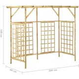  Pergola od impregnirane borovine za tri kante | shoptok.hr