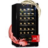 Klarstein Shiraz 28 Uno, hladilnik za vino, 74 l, 28 steklenic, nadzorna plošča na dotik, 5-18 °C Cene
