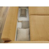 Bobochic Paris Senf žuta sklopiva sofa od samta 257 cm Lucien – | shoptok.hr