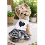 Paws &amp; Whiskers Pitikare - Crna i Bela Haljina za Pse