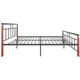 Kovina Okvir za krevet od metala i masivne hrastovine 200 x 200 cm | shoptok.hr