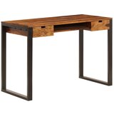  Pisalna miza iz trdnega palisandra in jekla 110x55x78 cm | Shoptok.si