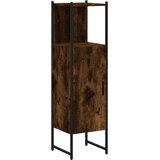 Furnova Kopalniška omarica dimljeni hrast 33x33x120,5 cm inženirski les, (21919724) | Shoptok.si