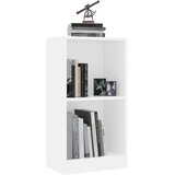  Polica za knjige bijela 40 x 24 x 75 cm od konstruiranog drva | shoptok.hr