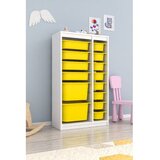 Hanah home višenamenska polica montana xs 2D4N8U white yellow v2 Cene