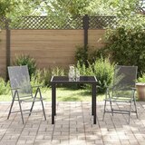  Vrtni set za objed 3 pcs Antracit Čelik s prahom premazan | Eponuda.com