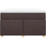  Krevet box spring s madracem tamnosmeđi 120 x 190 cm od tkanine | shoptok.hr