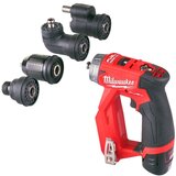 Milwaukee aku. bušilica - odvijač 12V 2x2Ah set 6/1 - M12FDDXKIT-202X | ePonuda.com