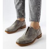Gemre Gray eco-leather derby shoes Burdett | Eponuda.ba