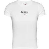 Tommy Jeans Curve Majica 'Essential' mornarska / rdeča / bela