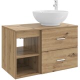 vidaXL Komplet pohištva za kopalnico 2 pcs Artisan hrast, (5000245616) | Shoptok.si