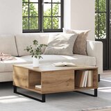  Kava Stol Umjetnički hrast 80 x 80 x 36,5 cm Konstruirano drvo | shoptok.hr