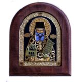  Ikona u drvetu Sveti Simeon Dajbabski, 170x205x22mm Cene