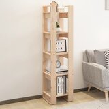 The Living Store Knjižna omara/pregrada 41x35x160 cm trdna borovina - Knjižna Omara, (21431713) Cene