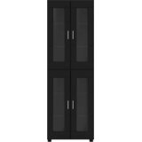  Highboard FLORIN Crna 60 x 35 x 182 cm Konstruirano drvo | Eponuda.com