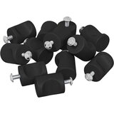  Kabinetski gumb 12 pcs Crna 18 x 23 mm Željezo | Eponuda.ba
