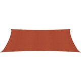  The Living Store Senčno jadro 160 g/m² pravokotno terakota 3,5x5 m HDPE - Jadro Za Senco, (21494650) | Shoptok.si