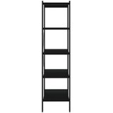 vidaXL 55-nadstropni regal s policami črn 80x40x163 cm | Shoptok.si